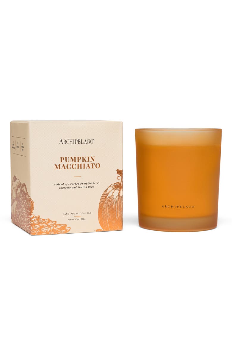 Archipelago Botanicals Pumpkin Macchiato Boxed Candle, Main, color,