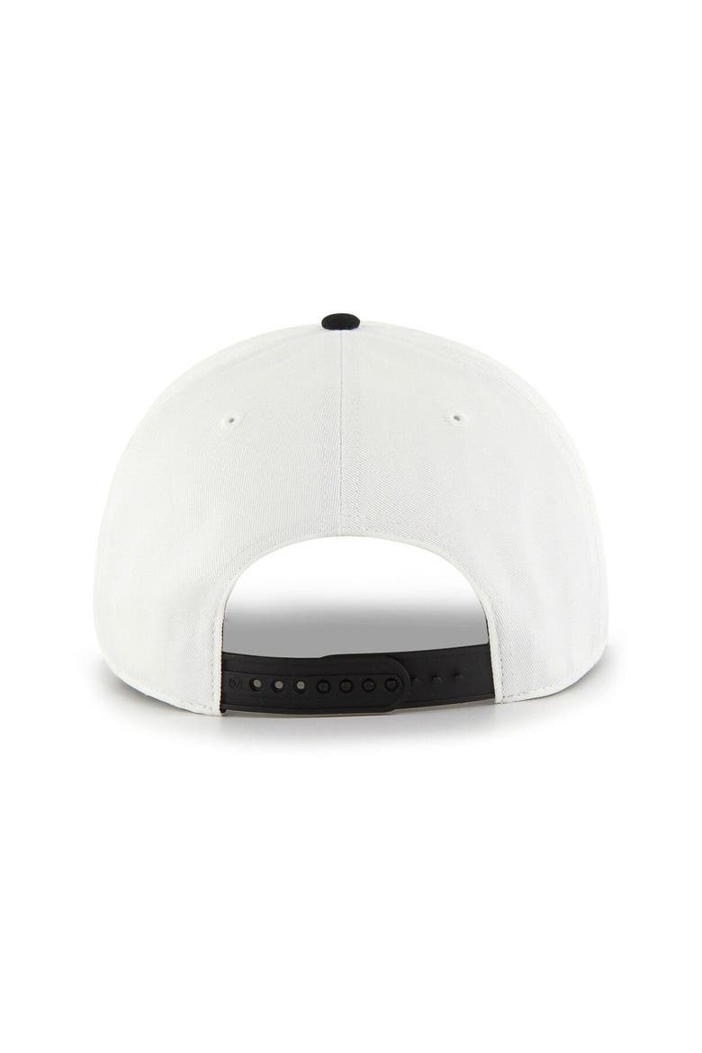 Men's '47 White Chicago Cubs Dark Tropic Hitch Snapback Hat, Alternate, color, White