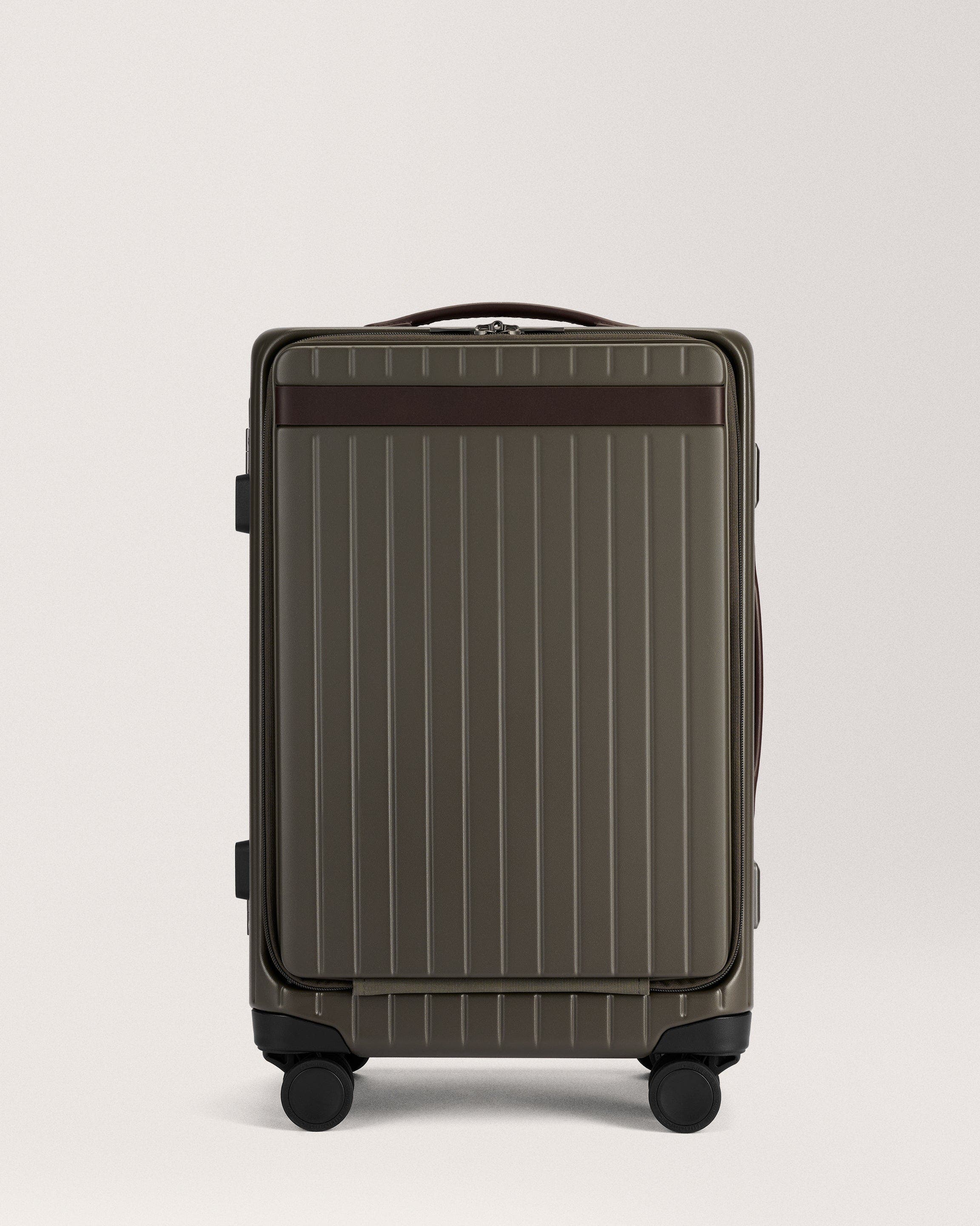 CF102 The Carry-on X Suitcase, Main, color, Dark Olive / Chocolate