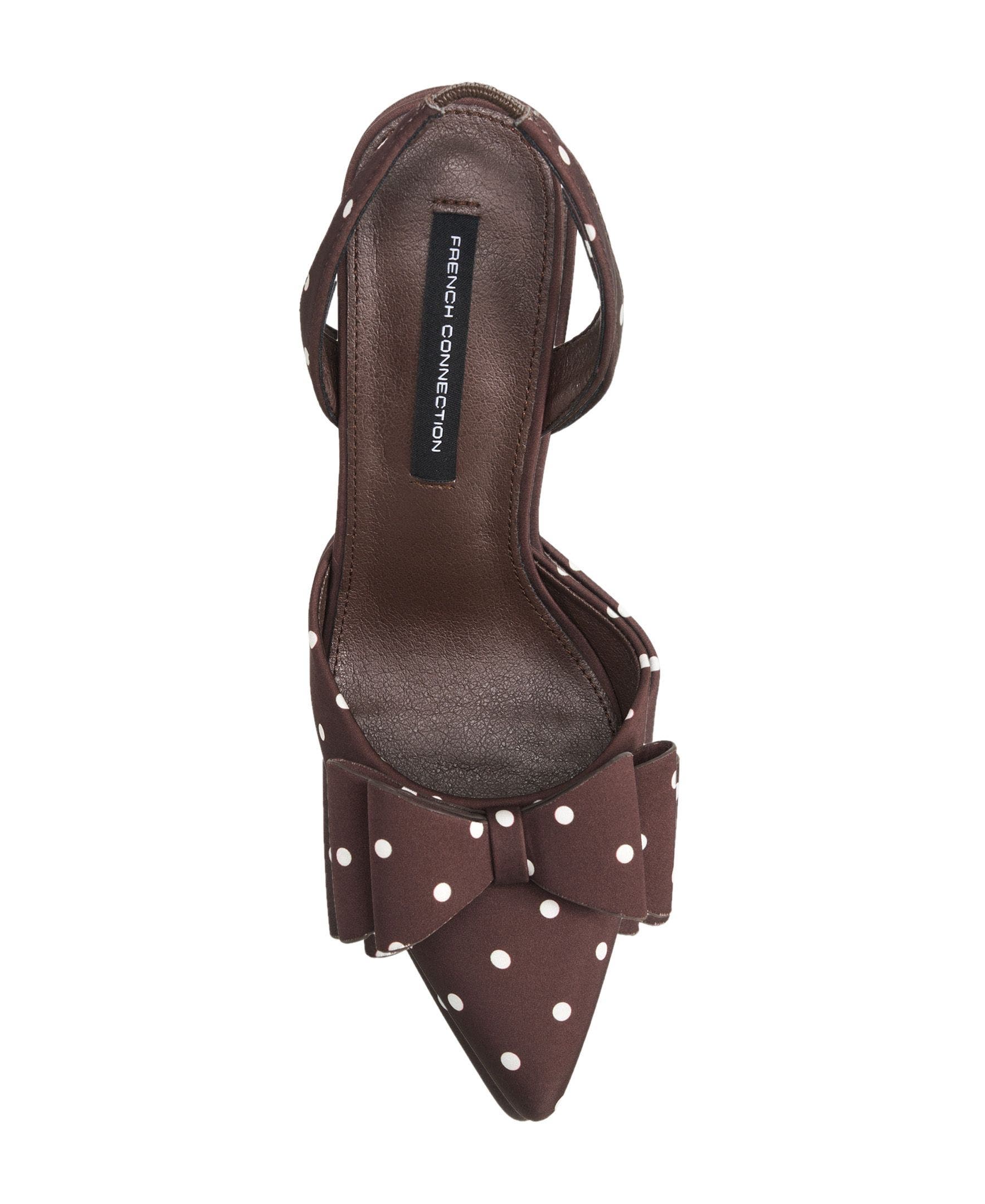 Betti Bow Slingback Heel, Alternate, color, Brown