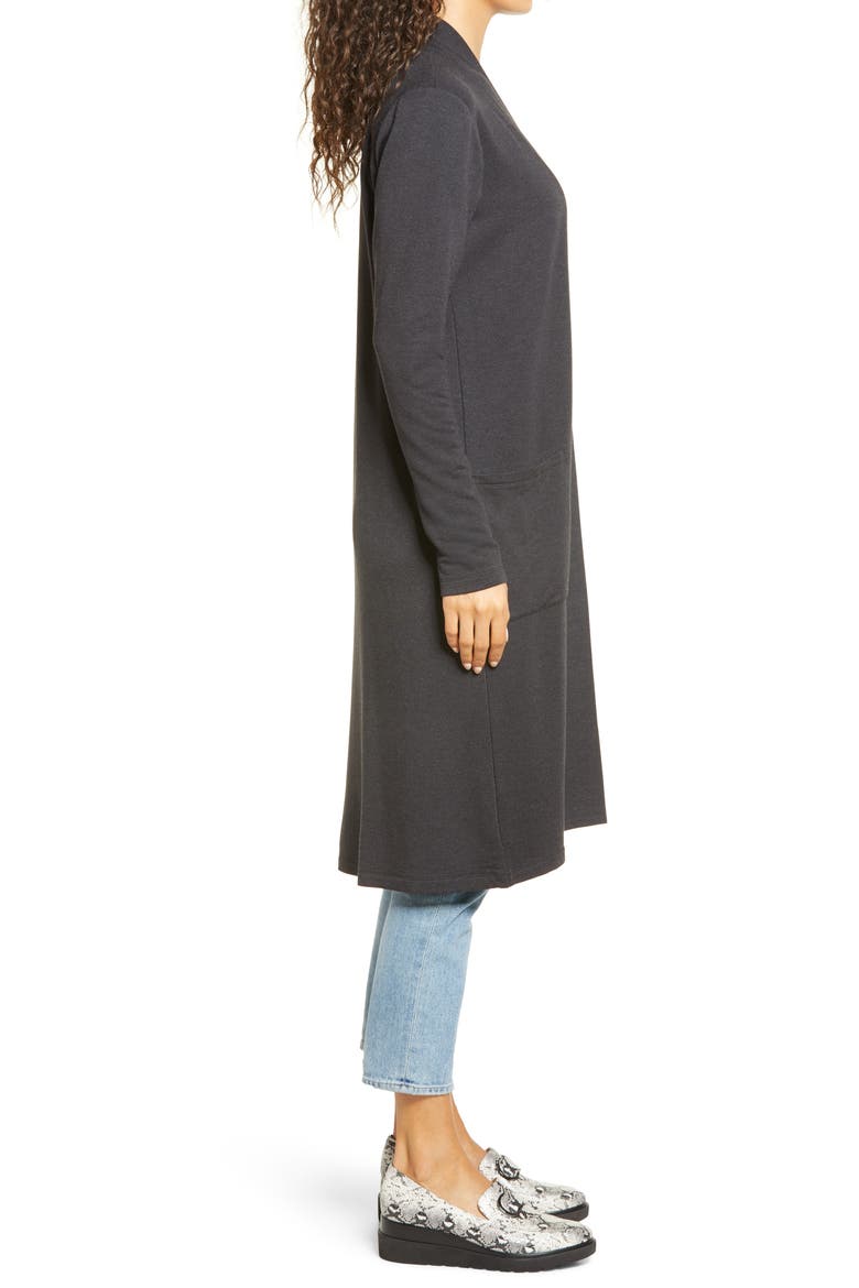 Duster Cardigan, Alternate, color, RAVEN BLACK MIX