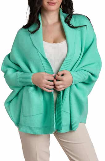 SAACHI Oversize Ribbed Knit Cardigan