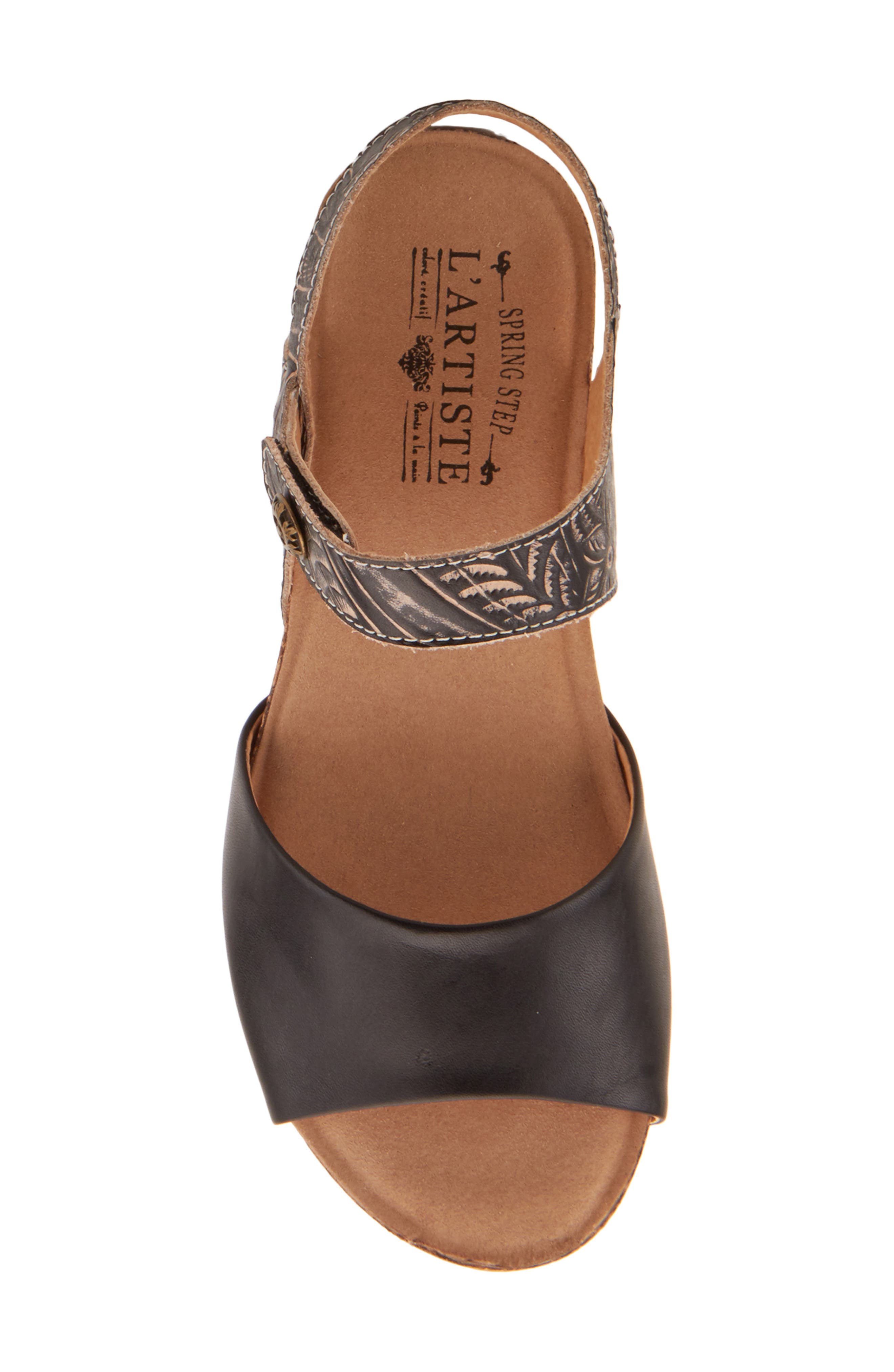 L'Artiste by Spring Step L'Artiste Ceylan Wedge Sandal, Alternate, color, 