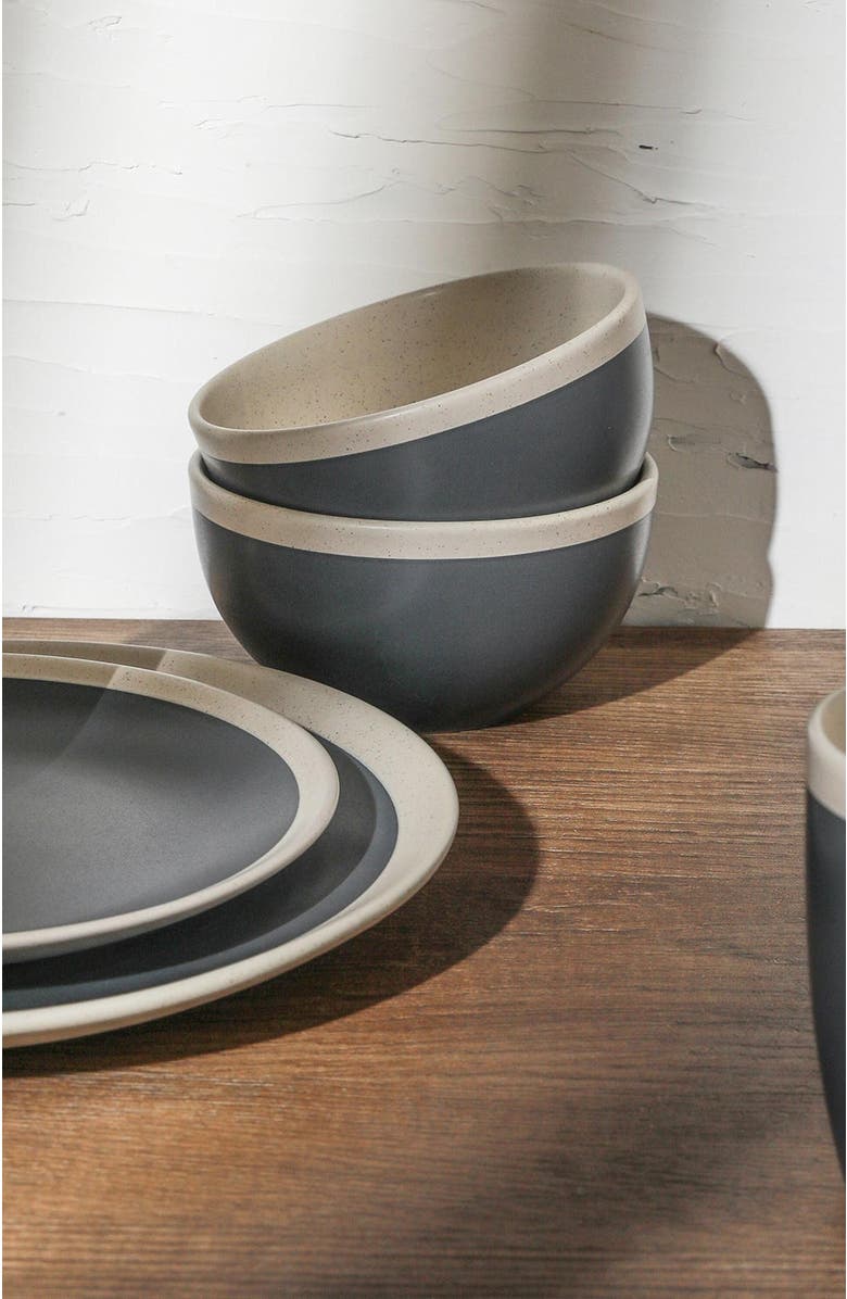 Stone Lain Serenity Stoneware 16-Piece Dinnerware Set, Alternate, color, 