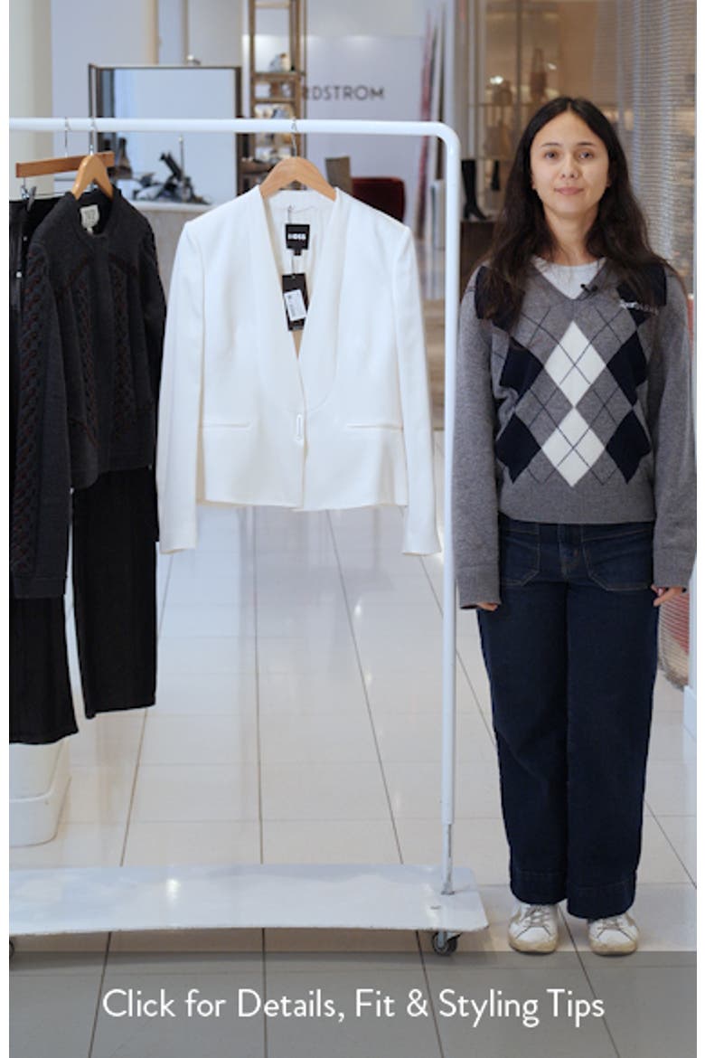Jia One-Button Blazer video