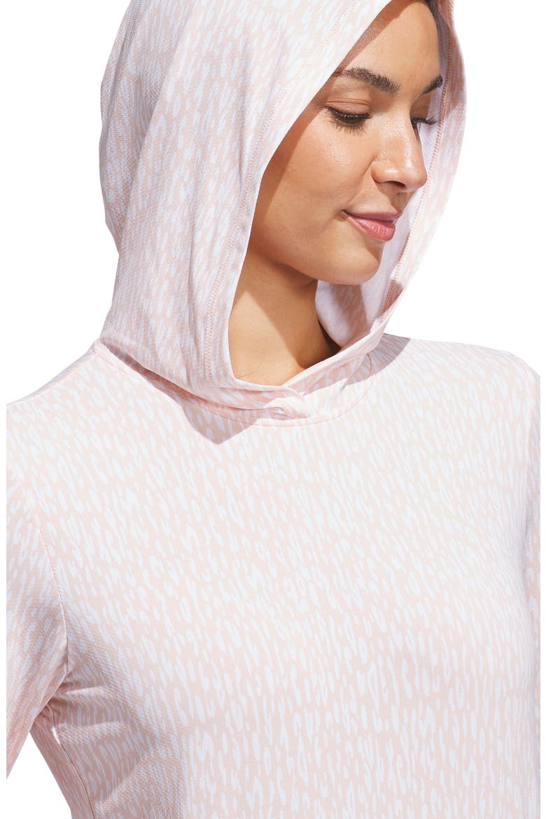 Allover Print Golf Hoodie, Alternate, color, BLUSH PINK