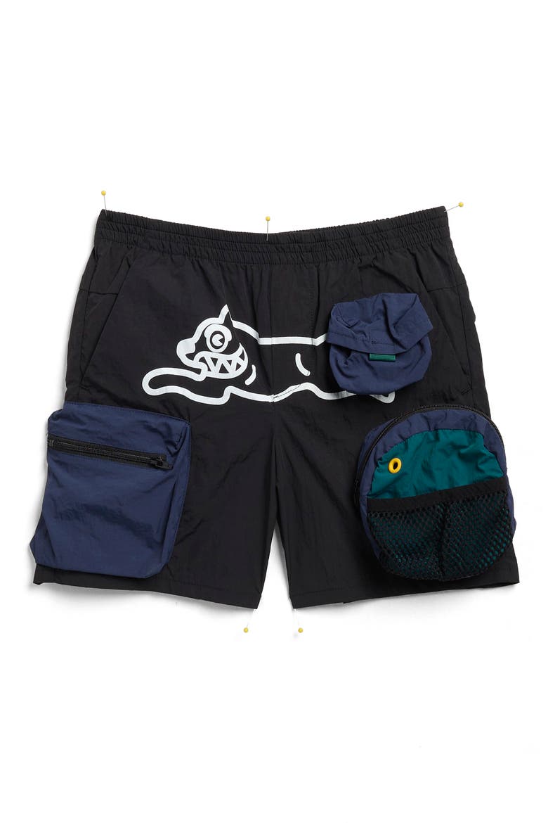 Kids' Hiker Cargo Shorts, Main, color, BLACK