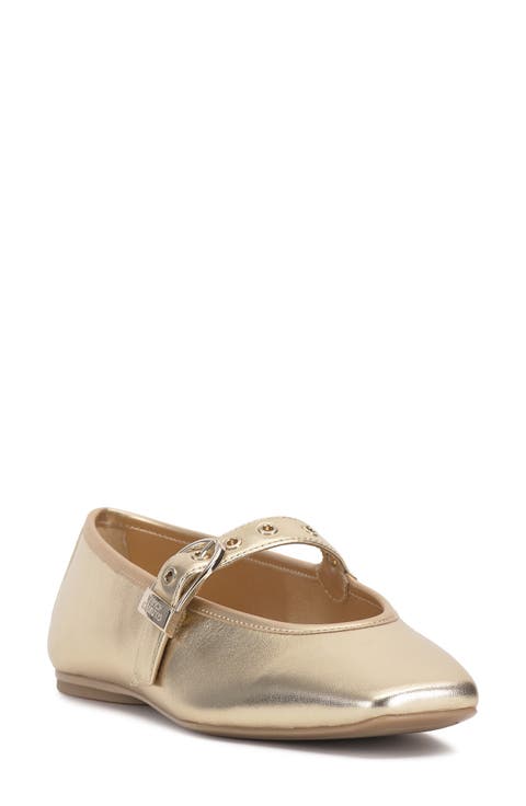 Vinica Square Toe Mary Jane Flat (Women)