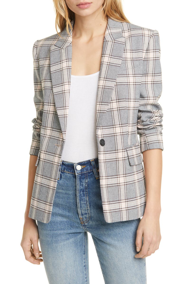 Joie Anilah Plaid Jacket, Main, color,