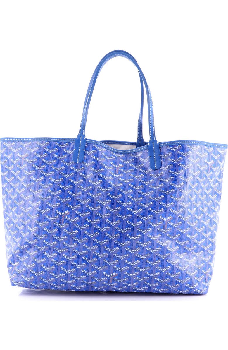 Pre-Owned Goyard Saint Louis Tote Coated Canvas PM, Alternate, color, Blue