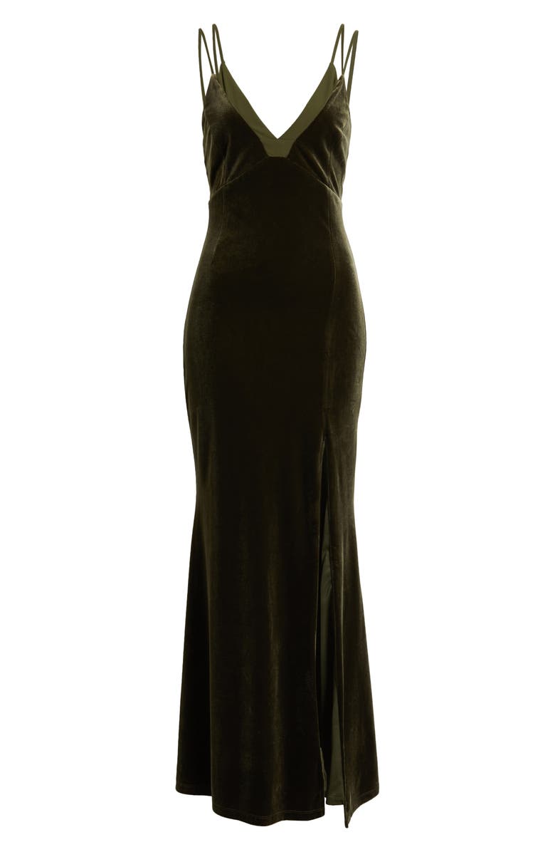 Lulus Immensely Glam Open Back Mermaid Gown, Alternate, color, 