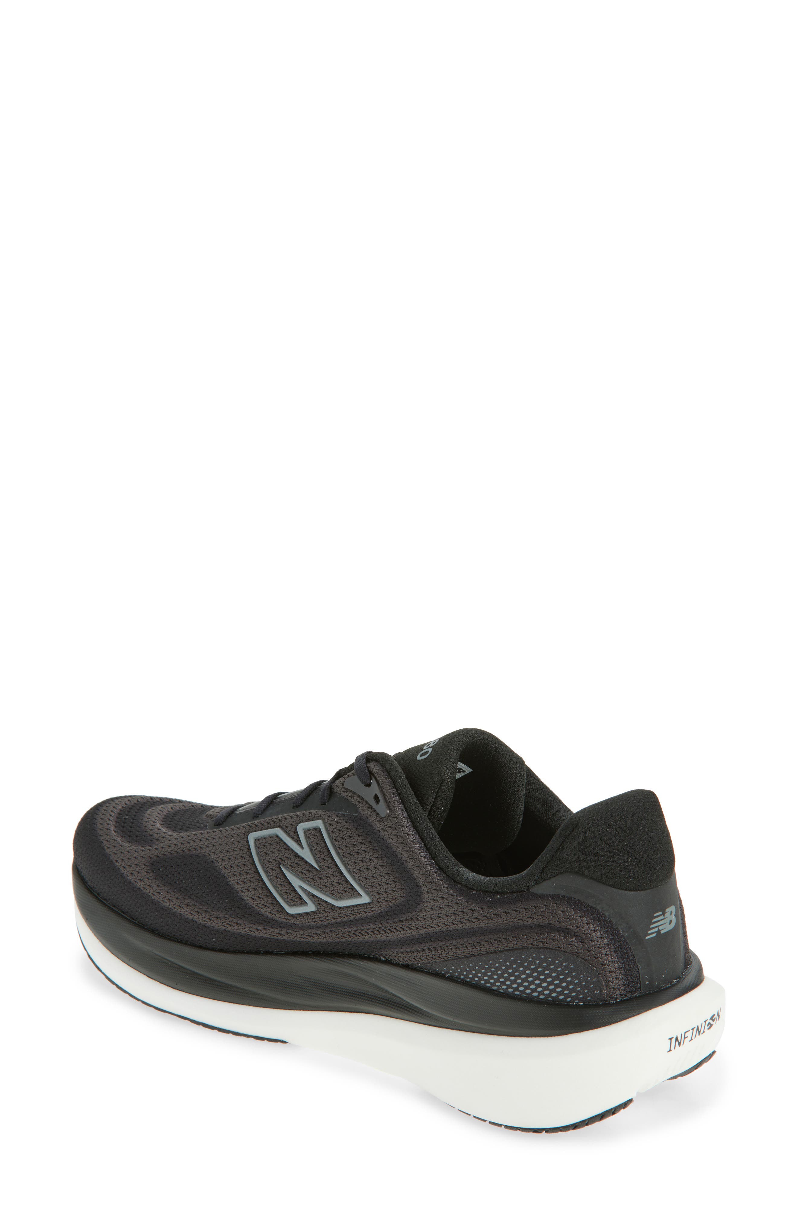 New Balance 1080 v15 Running Shoe, Alternate, color, Black/ Slate Grey