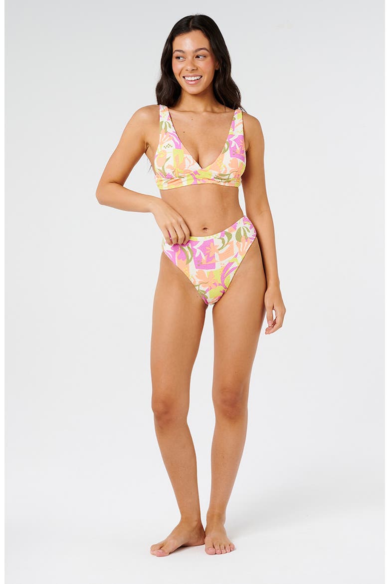 Topanga Geo Bikini Top, Alternate, color, MULTICOLOR