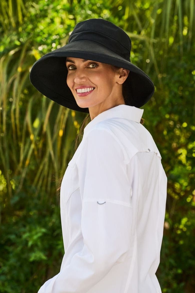 Women's Sydney Kettle Brim Hat, UPF 50+ Sun Protection, Alternate, color, Black