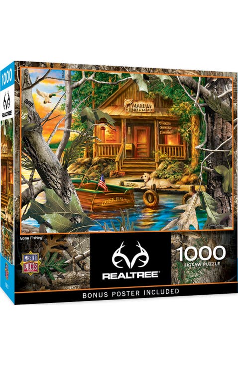 Gone Fishing 1000 Piece Jigsaw Puzzle