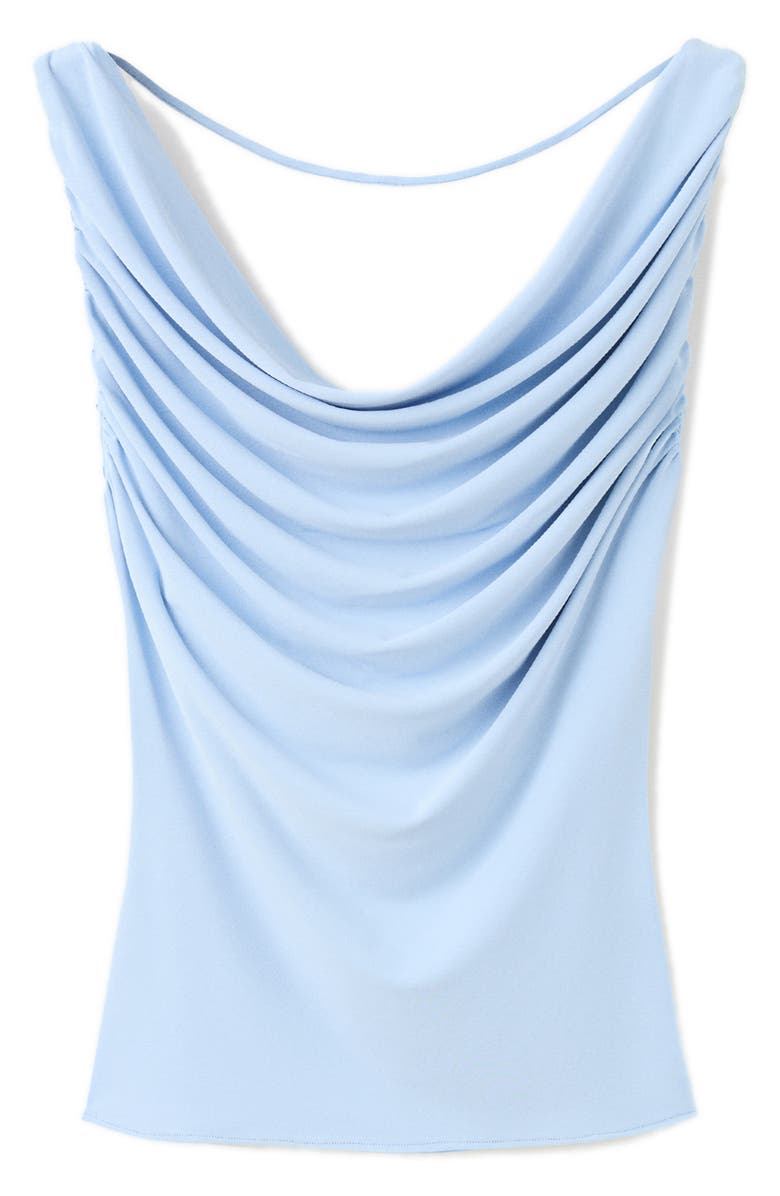 MANGO Drape Detail Open Back Top, Alternate, color,