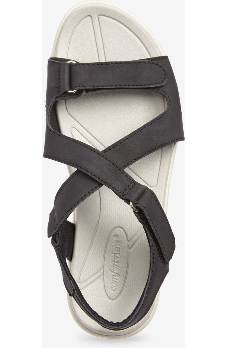 Comfortview The Anouk Sandal, Alternate, color, Black