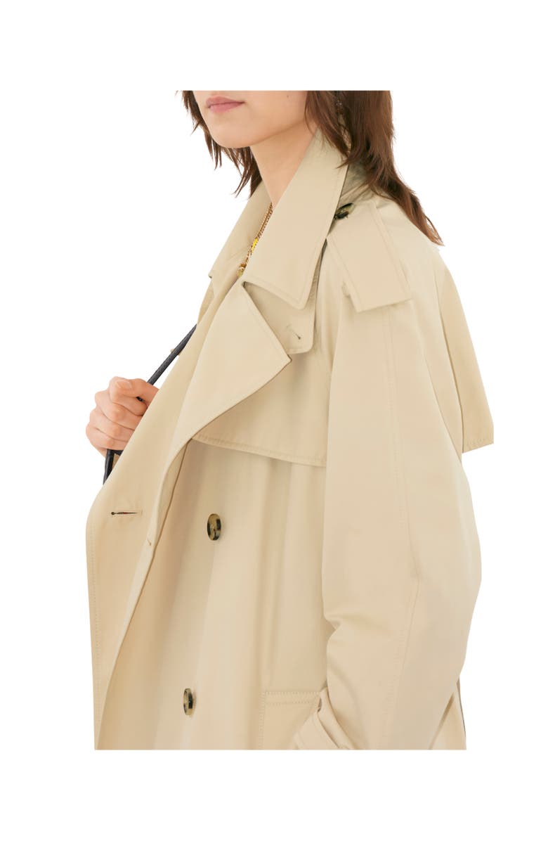 Burberry Long Highgrove Castleford Trench Coat, Alternate, color, Nutmeg