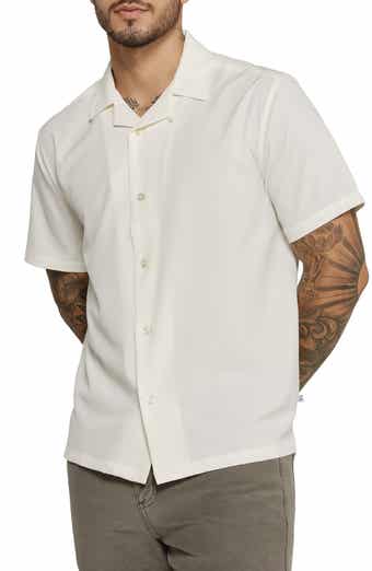 【MODERNIF】Morgan open short sleeve shirt 7 Diamonds Morgan Short Sleeve Performance Button-Up Shirt