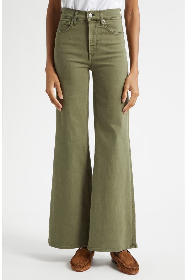 Joplin Wide Flare Jeans, Main, color, ARMY