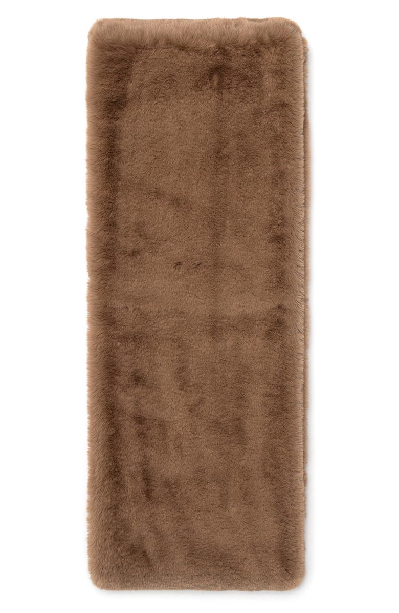 LITA by Ciara Faux Fur Scarf, Alternate, color, 