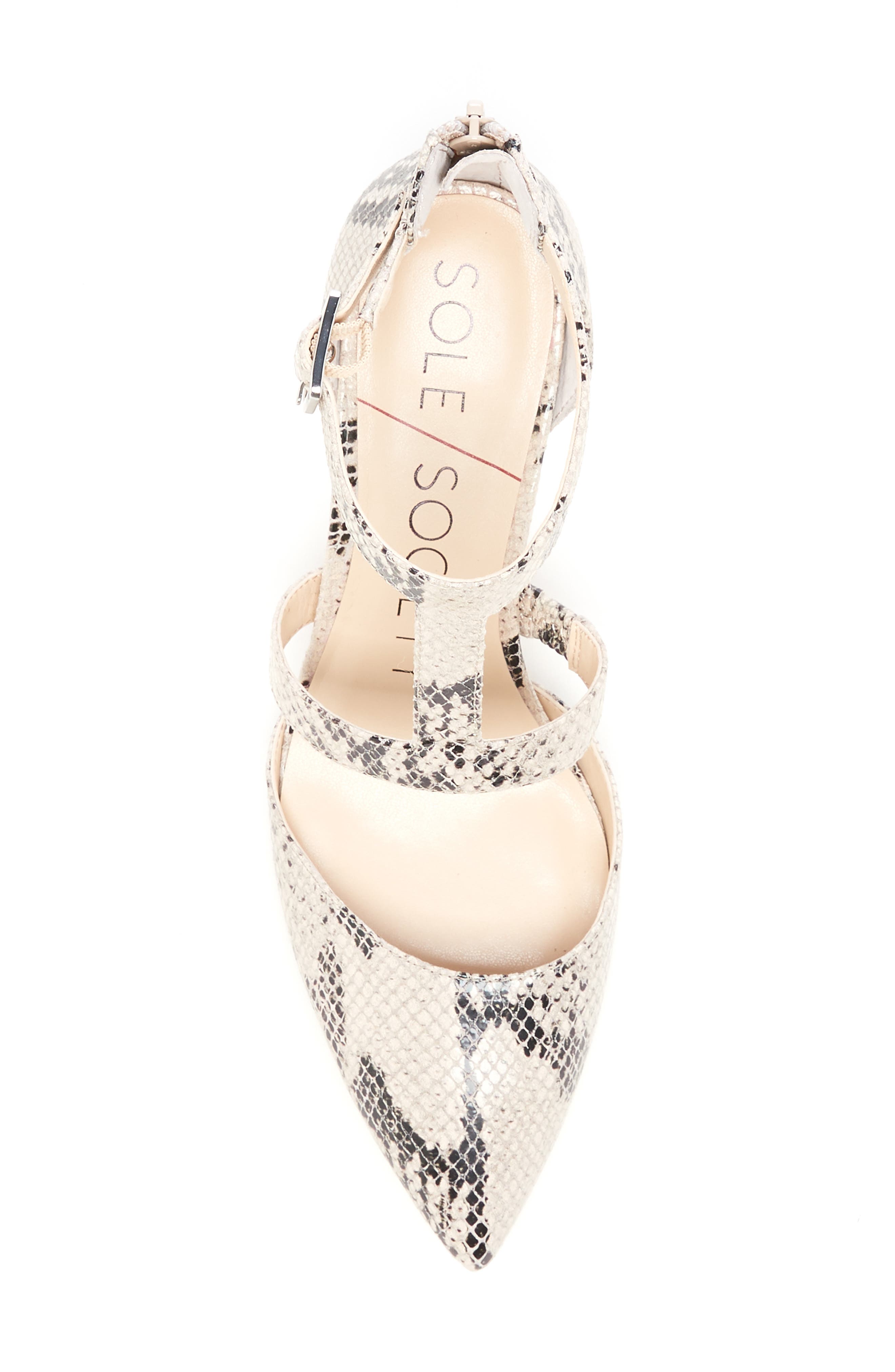 Edelyn Pointed Toe Pump, Alternate, color, NATURAL MULTI