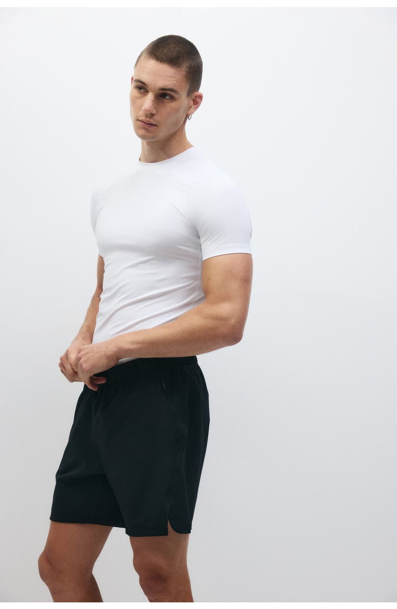 H&M Sports Shorts With Drymove, Alternate, color, Black