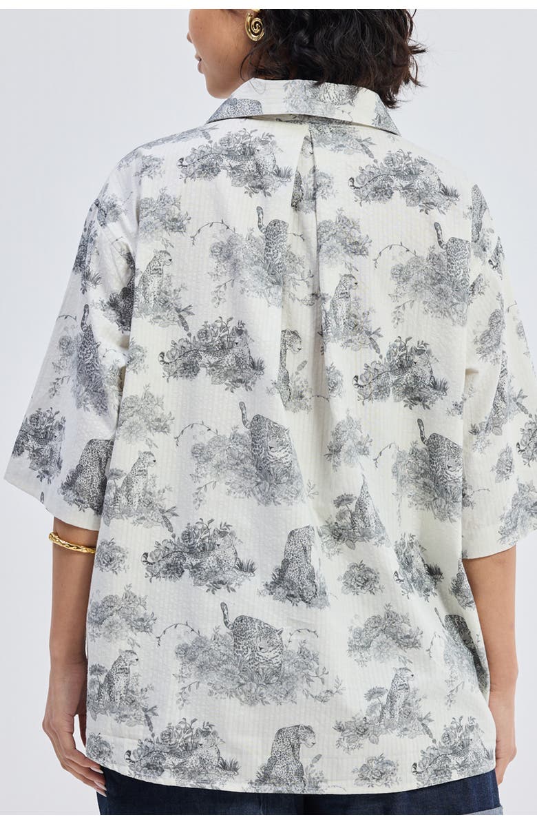 Reistor Oversized High-Low Shirt, Alternate, color, Light Green
