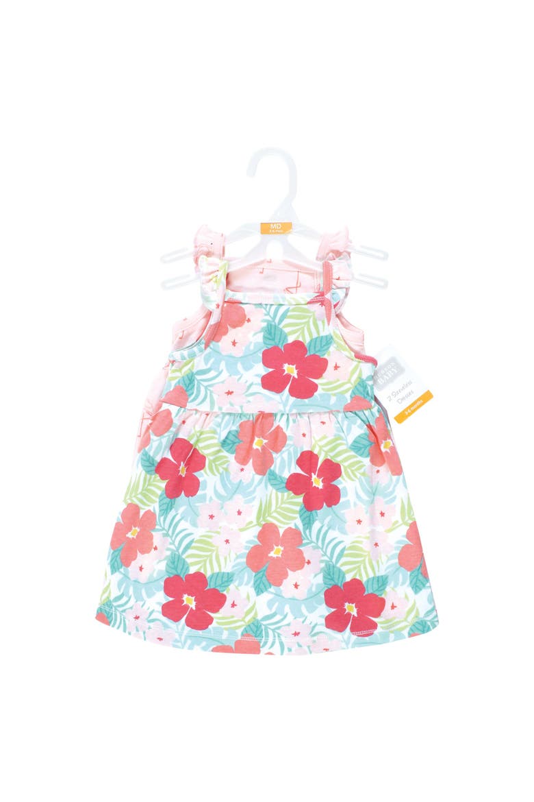 2Pk Sleeveless Dress, Alternate, color, Tropical Flamingo