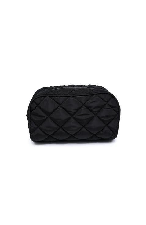 Daily Duo- Quited Puffer Cosmetic & Travel Organizer Pouch