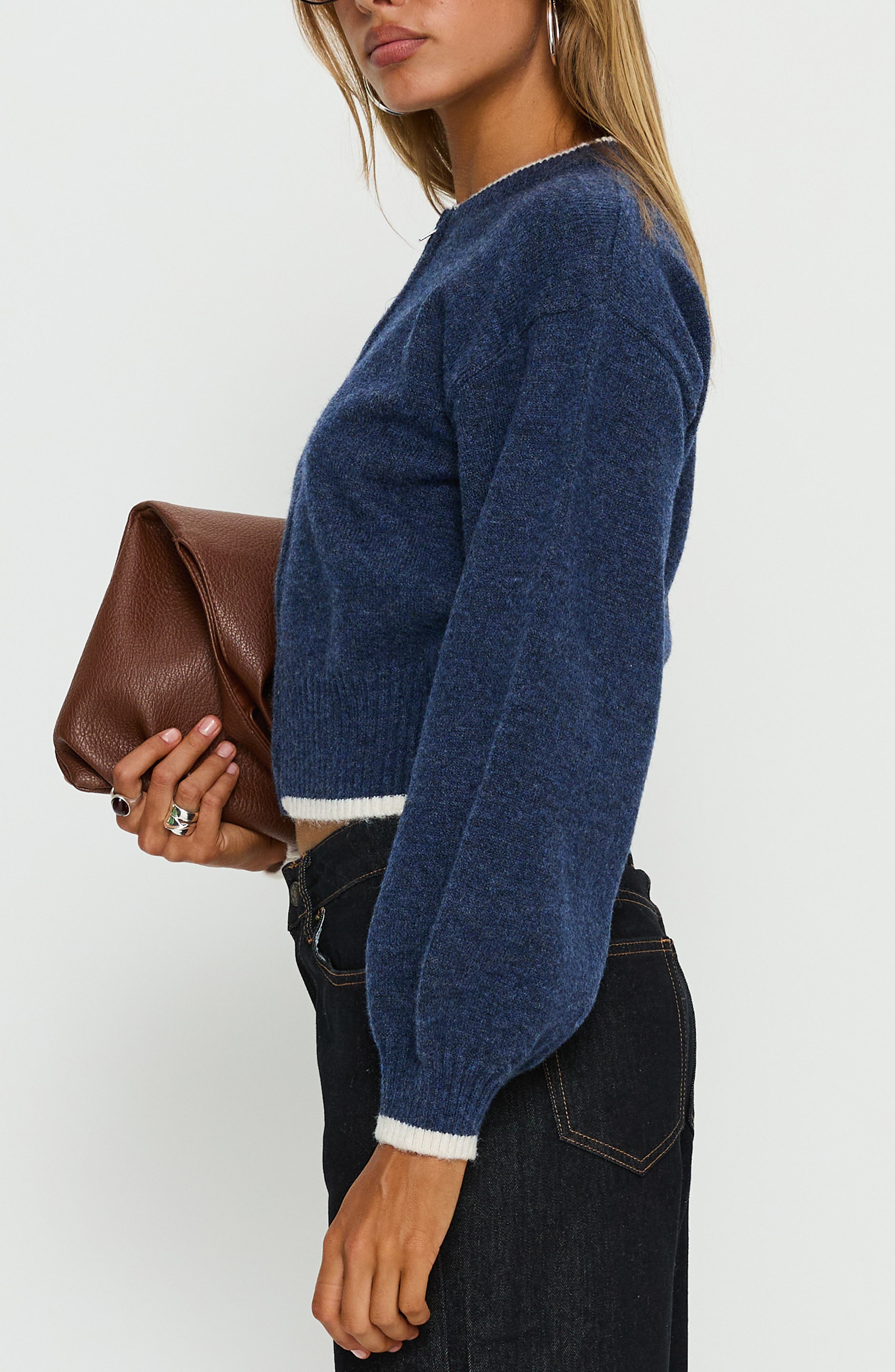 Princess Polly Amandi Zip Front Cardigan (Women) | Nordstrom