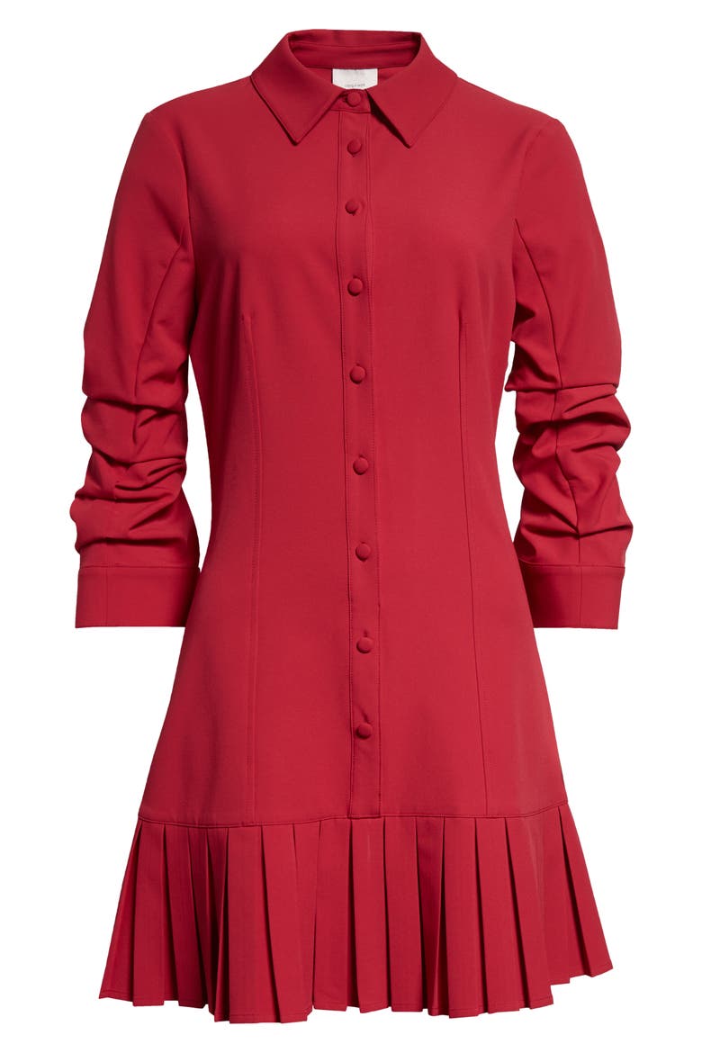 Lucilla Shirtdress, Alternate, color, BURGUNDY PLUM