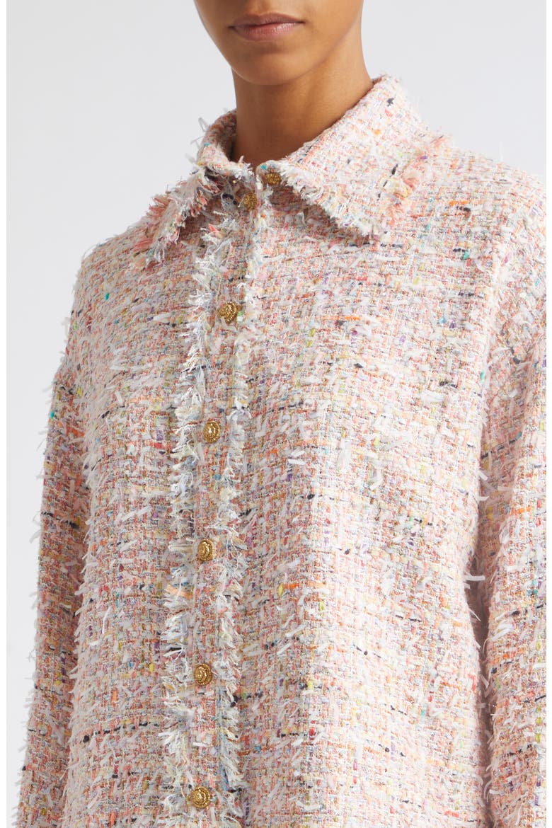Multicolor Tweed Overshirt, Alternate, color, AAA MULTI