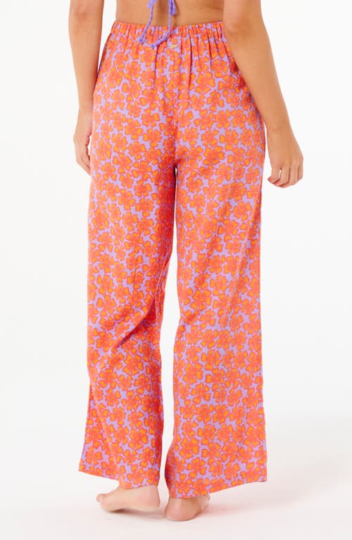 Rip Curl Neon Isles Tie Waist Wide Leg Pants