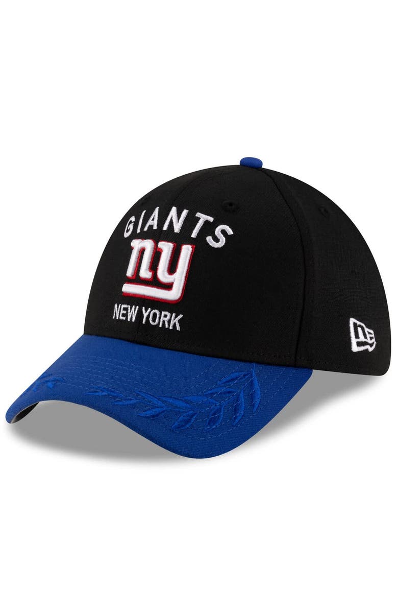 New Era Men's New Era Black/Royal New York Giants 2025 NFL Draft 39THIRTY Flex Hat, Alternate, color, Black
