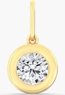 Everlee Round Domed Lab Diamond Charm in 14K