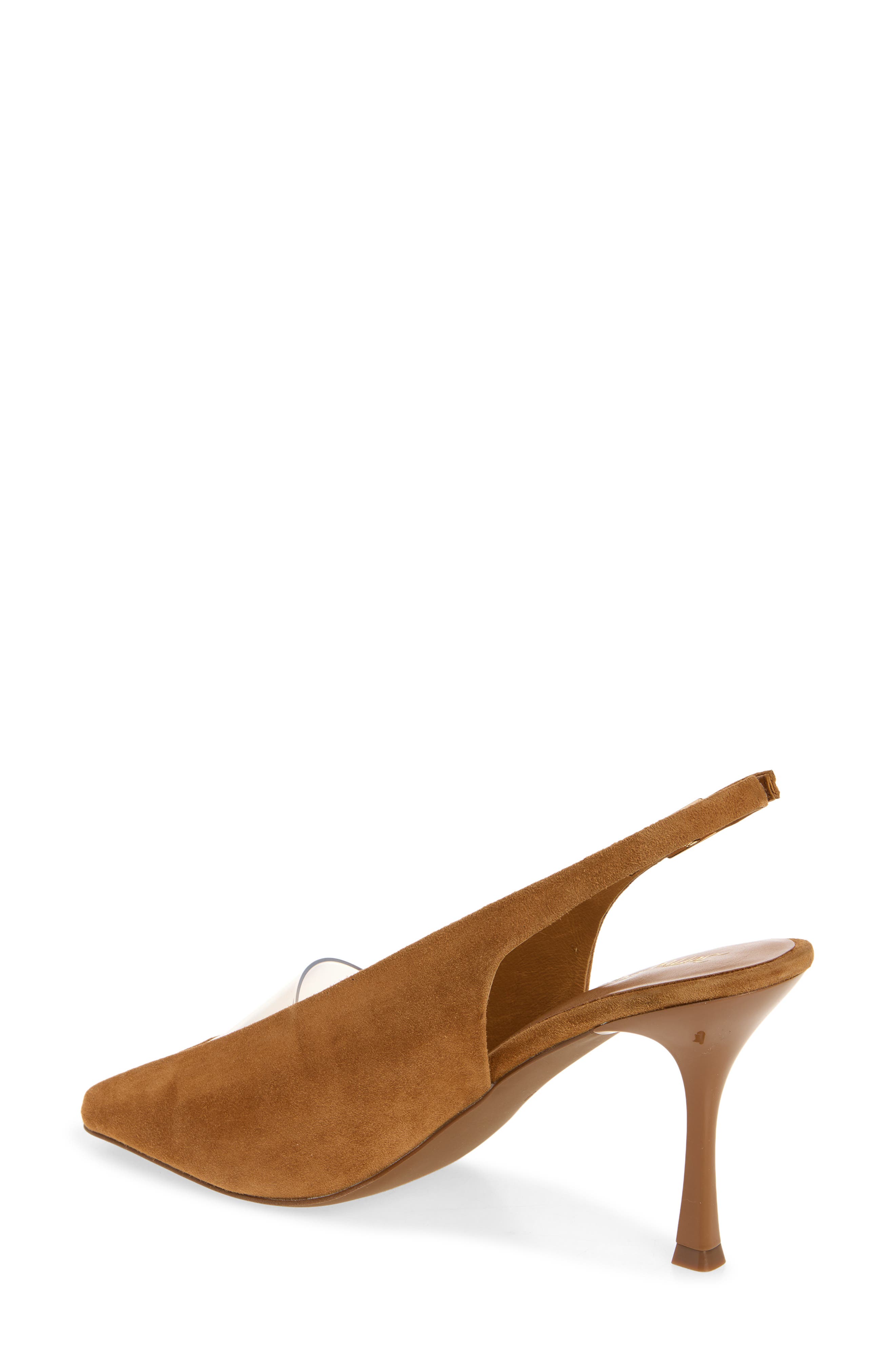 Jeffrey Campbell Patrizia Slingback Pump, Alternate, color, Tan Suede