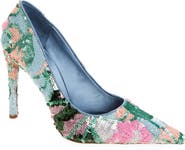Jeffrey Campbell Good Sequin Pointed Toe Pump