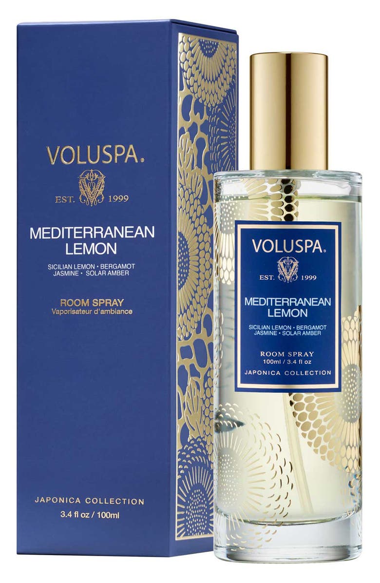 Voluspa Mediterranean Lemon Room Spray, Alternate, color, Mediterranean Lemon