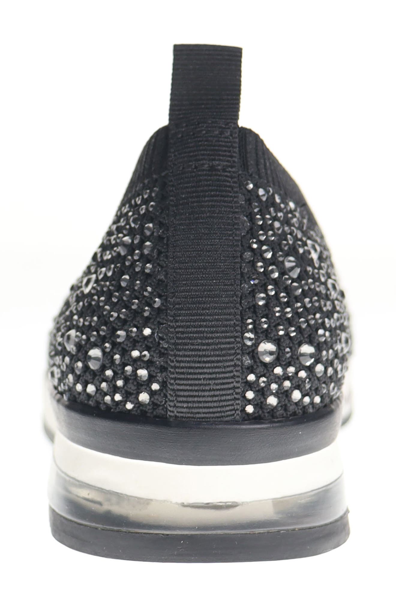 Reaction Kenneth Cole Evaline Slip-On Sneaker, Alternate, color, Black Knit