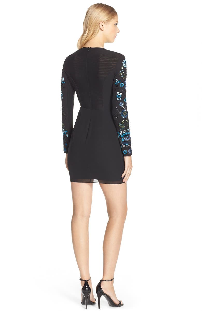 Needle & Thread Embellished Georgette Minidress, Alternate, color, 