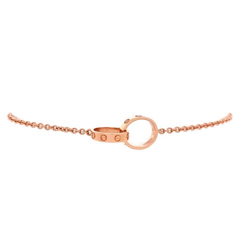 Love Interlocking Bracelet 18K Rose Gold