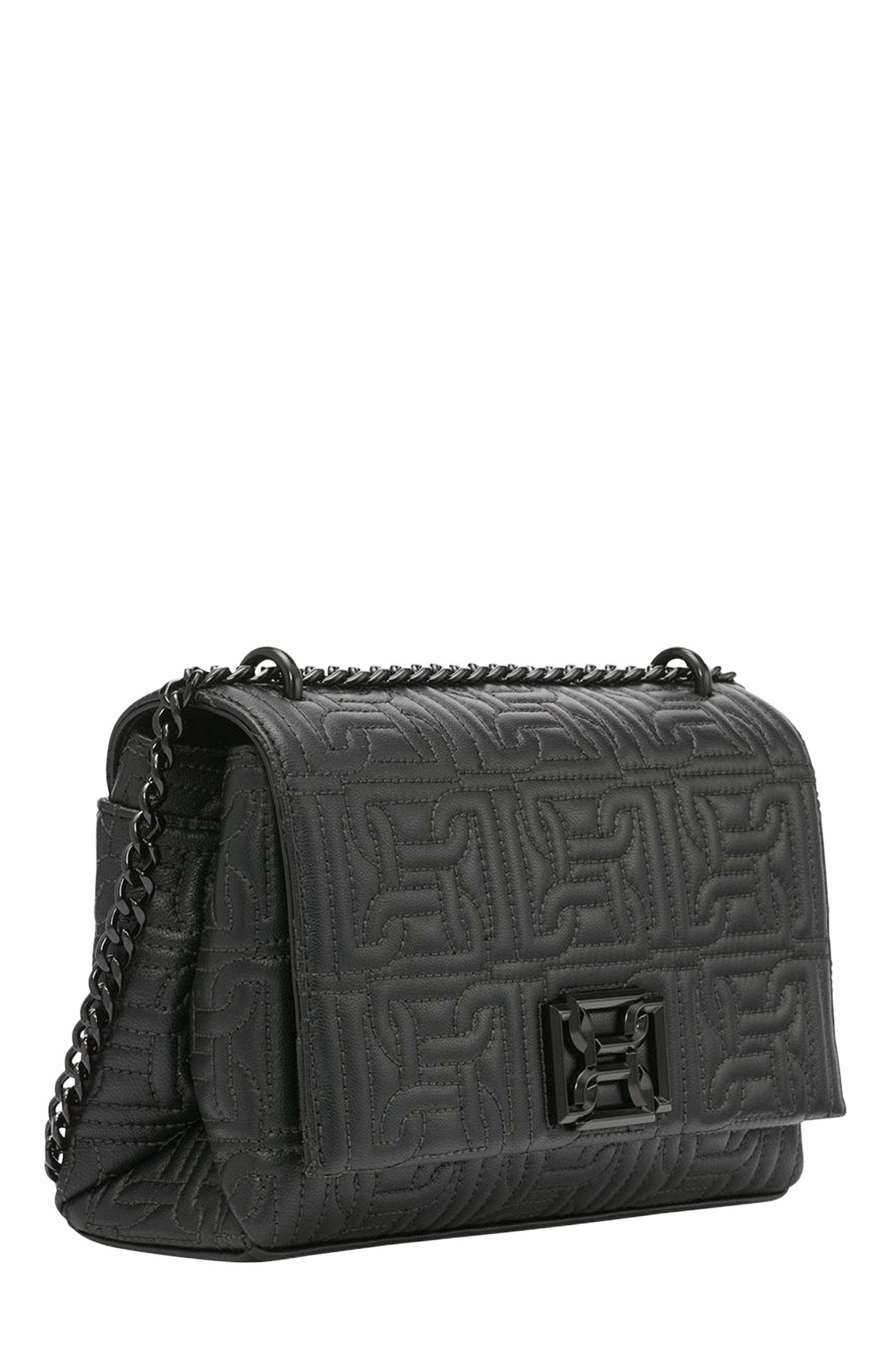 DKNY Delanie Flap Shoulder Bag, Alternate, color, Blk/Black