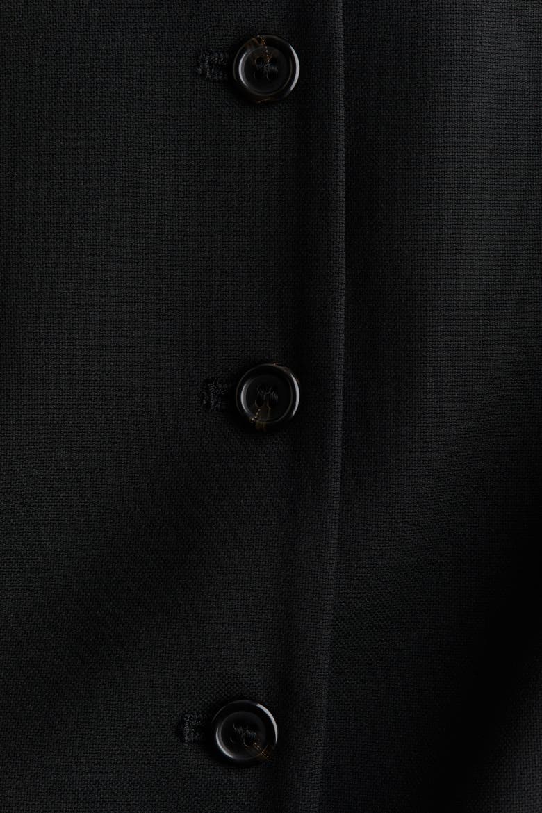 Long Waistcoat, Alternate, color, Black