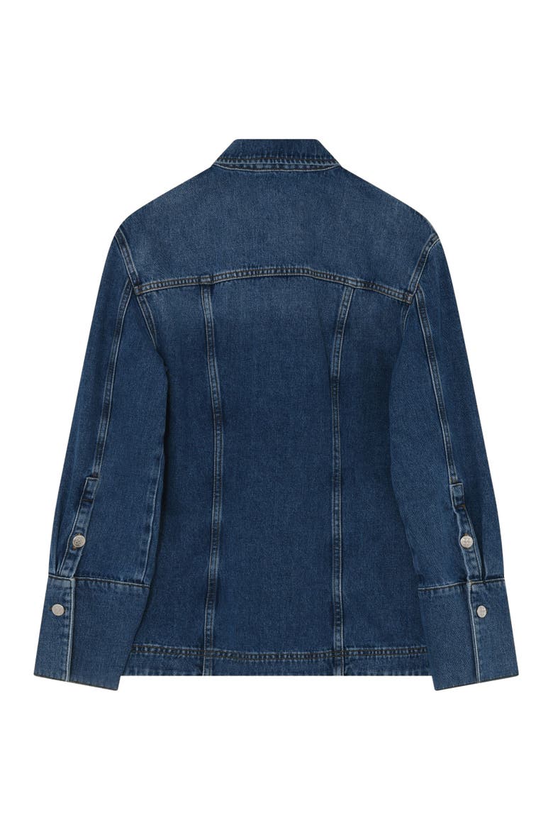 Ludmilla Medium Wash Denim Jacket, Alternate, color, Medium Blue