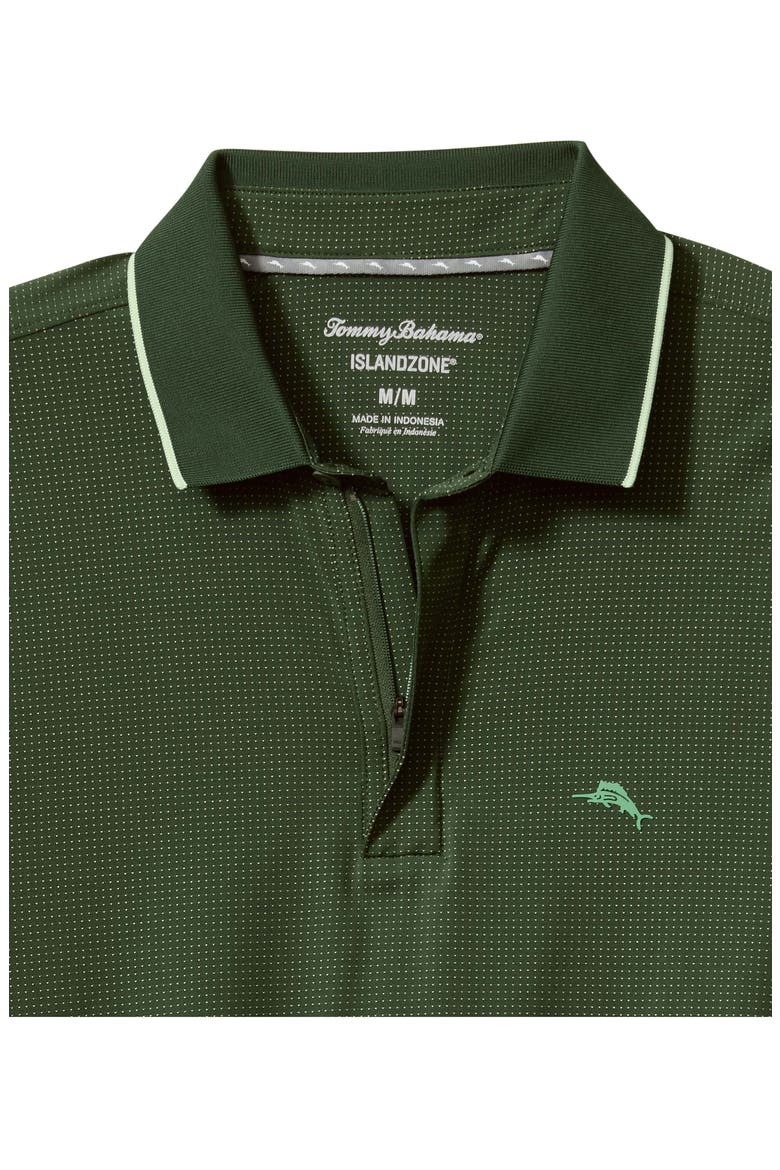 Palm Desert Half Zip Polo Shirt, Alternate, color, JUNIPER