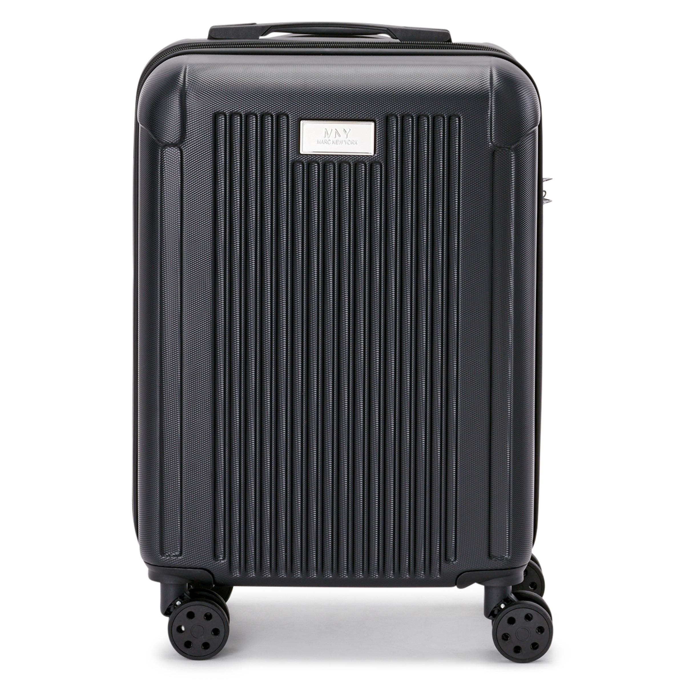 Marc New York Lotus 21" Upright Carry On Suitcase, Main, color, Black