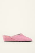 BIMBA Y LOLA Leather Fur Wedge Mule