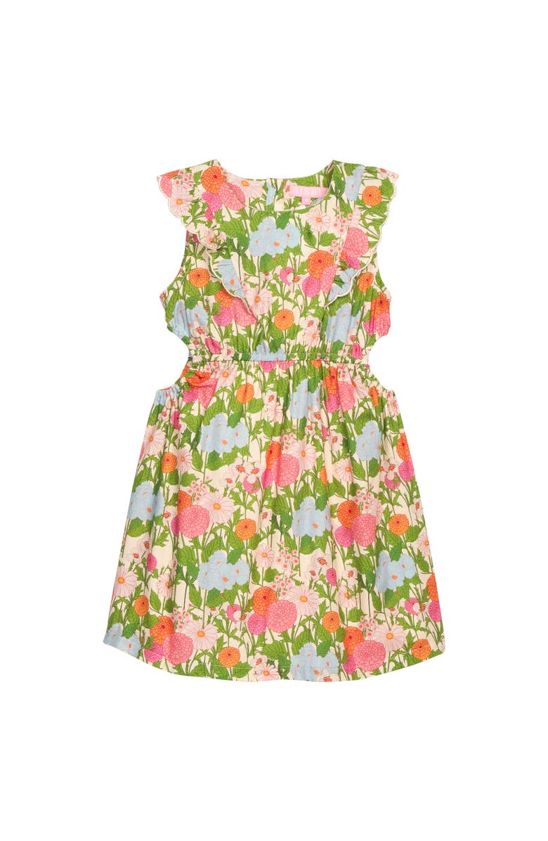 BISBY Kids' Cutout Dress, Main, color, Longmeadow Floral