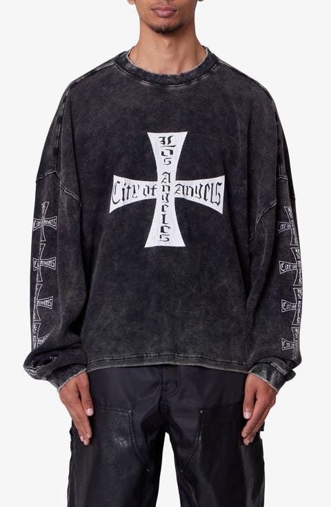 L.A. Graphic Washed Thermal Long Sleeve T-Shirt